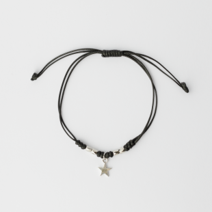 Bracciale Stellina Charm Nero