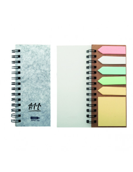 Quaderno con copertina in feltro