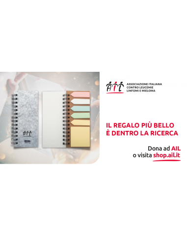 Quaderno con copertina in feltro