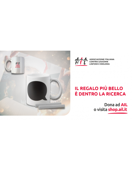 Tazza fumetto scrivibile