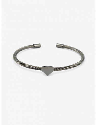 Bracciale Cuore Acciaio