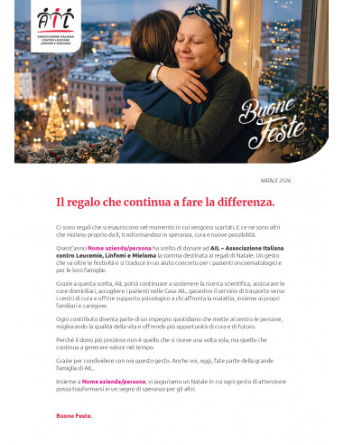 Lettera Donazione digitale